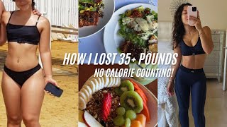 How to NOT COUNT CALORIES and LOSE WEIGHT || My top 10 tips to your intuitive eating journey🍓
