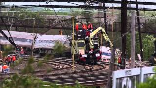 Video: Raw footage of derailed Amtrak train