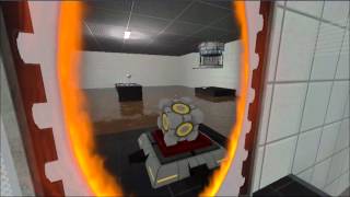 Portal 2 Custom Map Blind Walkthrough - Aperture science(PART 1-WELCOME TEST SUBJECTS)