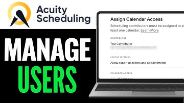 How to Manage Users on Acuity Scheduling 2025 (QUICK & EASY)