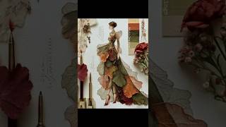 Elegant Floral Dress Design 🌸 | Fashion Art Video