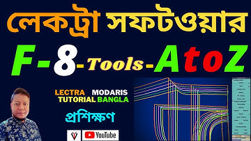 Lectra Modaris CAD tutorial for Beginner | Lectra Modaris Option F8 A to Z || How to operate lectra?