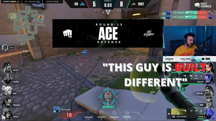 TARIK reacts to 100t BANG Insane Ace Against Cloud 9