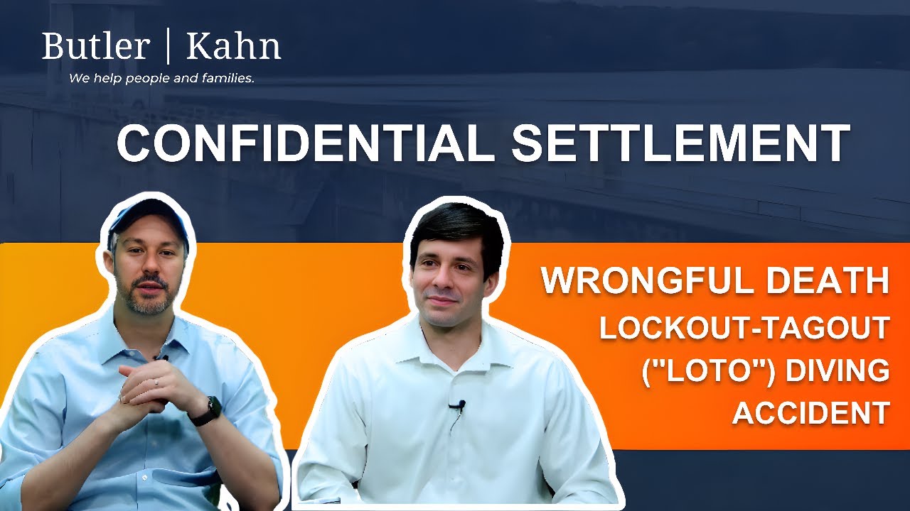 Wrongful Death LockoutTagout ("LOTO") Diving Accident inside Power's Hydroelectric Dam