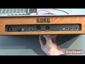 Korg Minilogue at NAMM 2016