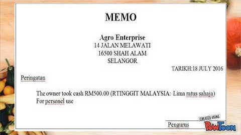 Politeknik -fundamental of accounting (problem scenario)