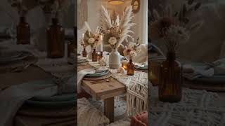 ✨ Elegant Dining Table Decor Design Ideas | Modern & Stylish Table Decoration Inspiration for home