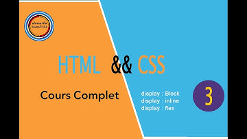 3- html display block, inline et flex