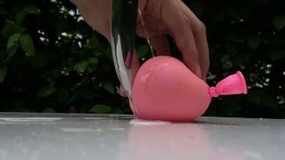 Martini Knife in a Waterballon