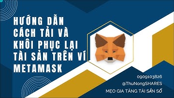 Hướng dẫn cách tải và khôi phục lại tài sản trên ví #Metamask