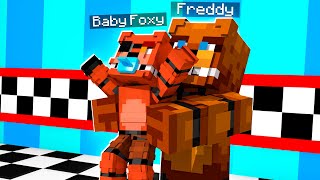 Foxy Turns into a Baby | Minecraft Five Nights at Freddy’s FNAF Roleplay