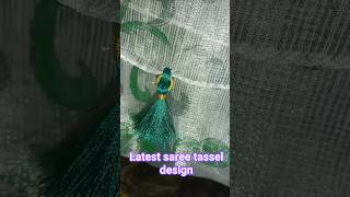 latest saree tassel design with beads and thread shorts #viralshorts @RMFashionsandVlogs