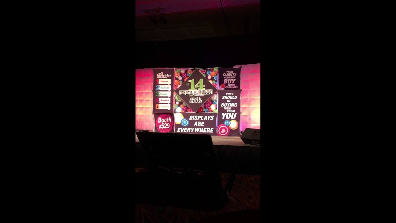 Trade Show Display 800-200-9935 pop‐up floor display banner kit