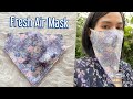 DIY Breathable Face Mask Nr.1/ Summer Face Mask/Fresh Air Mask/ Maske nähen/coudre un masque