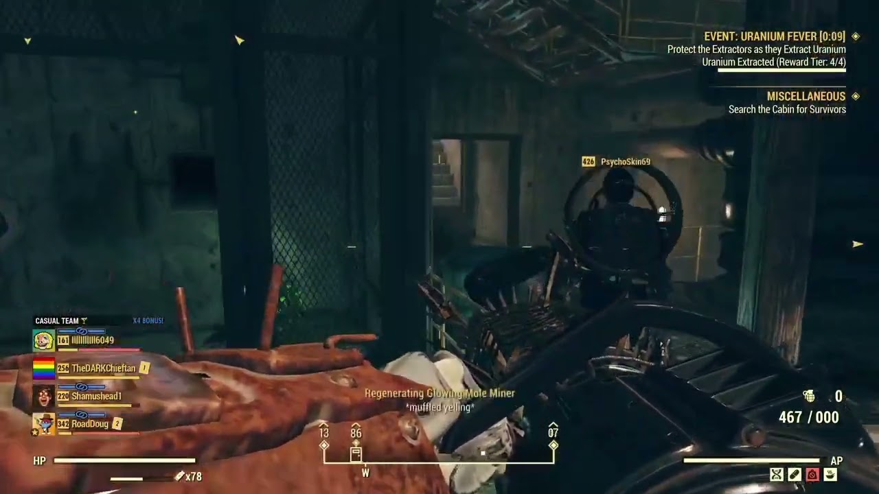 "Uranium Fever" Event (Highest Rewards) Beaten In Fallout 76