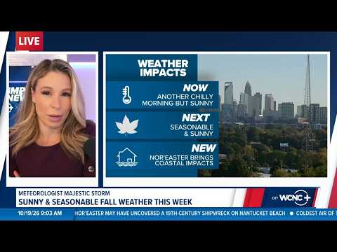 Sunny and seasonable fall weather this week