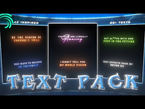 AE Like Advanced TEXT ANIMATION Packs On Alight Motion (+Preset)