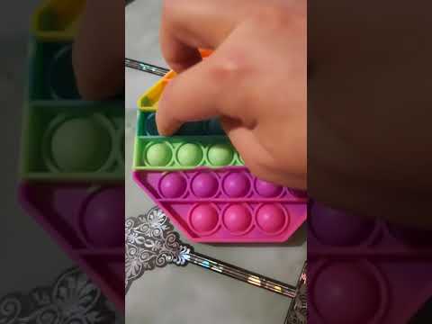 Антистресс - игрушка Pop It Радужный Восьмигранник Поп Ит