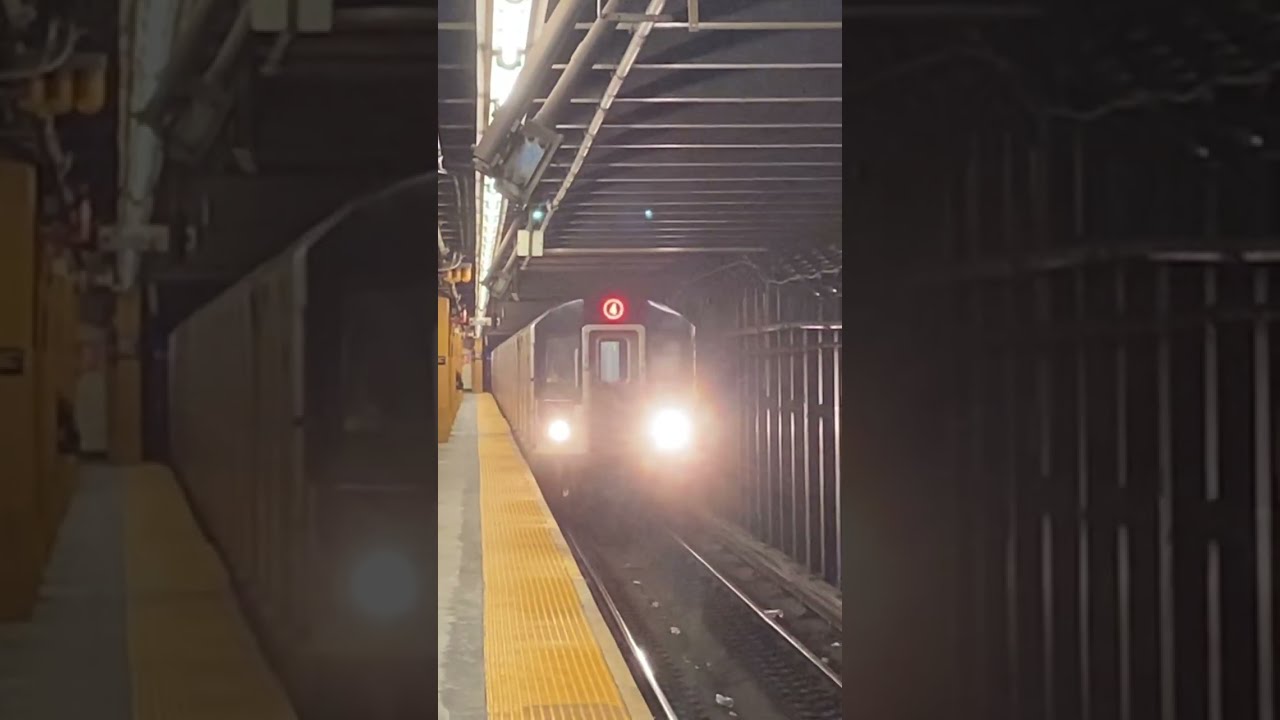 R142A 4 Train Arriving At Franklin Avenue Medgar Evers College