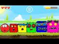 Red Ball 4 Five Color Mix All Bosses Boss Fight Red Ball Gameplay Volume 1 2 3 4 5
