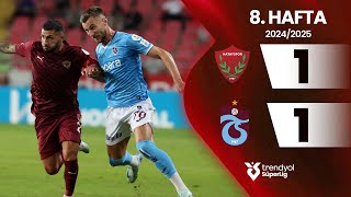 Hatayspor 1-1 Trabzonspor 8. Hafta - Trendyol Süper Lig 20242025 Sezonu