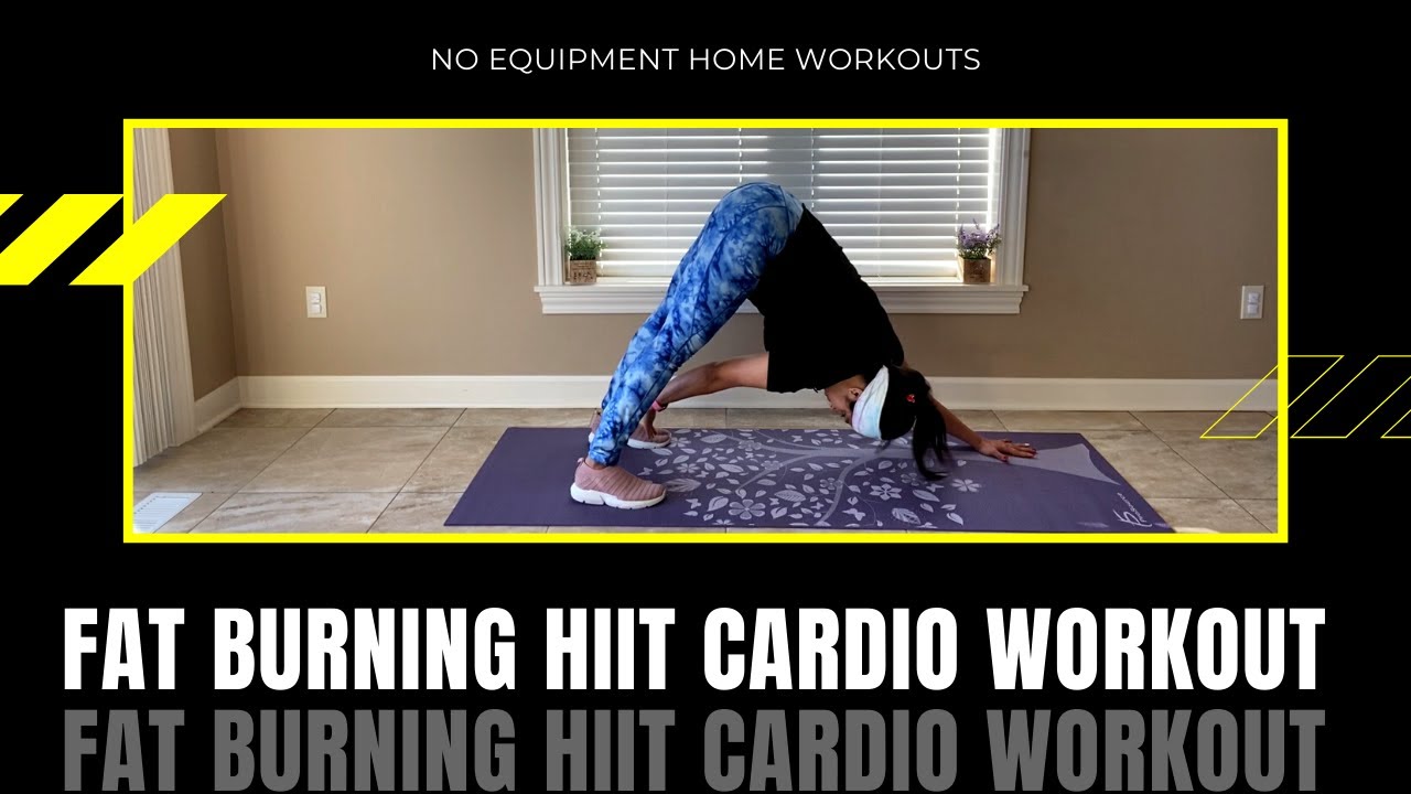 Fat Burning HIIT Cardio Workout No Equipment Beginners Workout