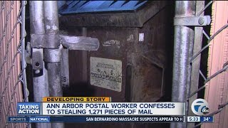 Feds say postal worker dumped mail for Ann Arbor residents in Romulus