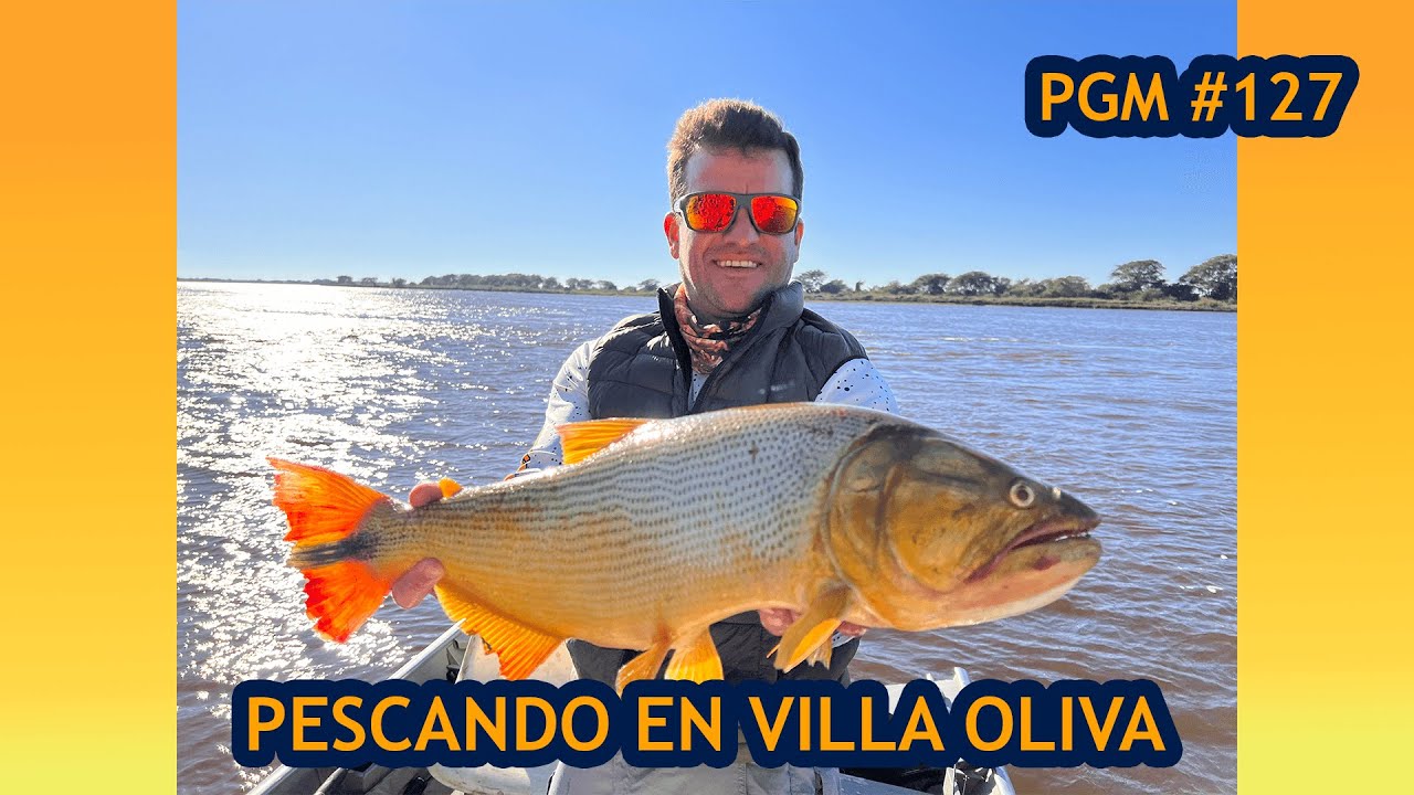 Juanchi pescando el Villa OLIVA