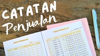 Buku Penjualan Online Shop & Cara Mengisinya