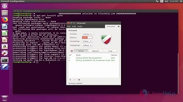 How to setup Firewall using GUFW in Ubuntu 16.04
