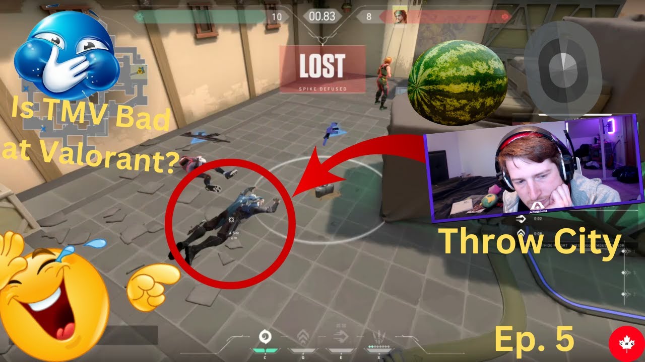 TMV is Bad At Valorant??? Throw City Ep. 5 YouTube