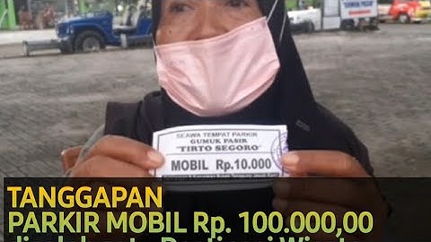 Exclusive.  BIAYA PARKIR MOBIL Rp.100.000,00 Wisata Parangtritis adalah "HOAX" alias "BOHONG".
