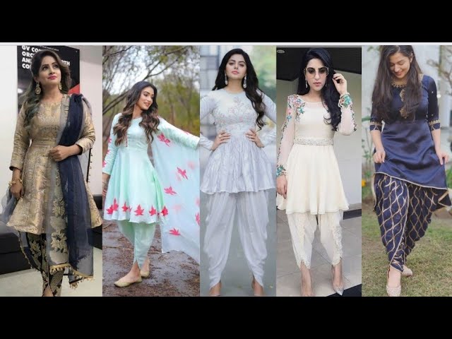 New stylish short frock kurti design with patiala salwar latest designs and  styles 2020 collection - YouTube