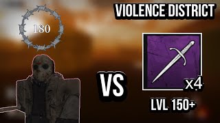 My Jason Vs 4 Lvl 150 Parry Dagger Users In Violence District