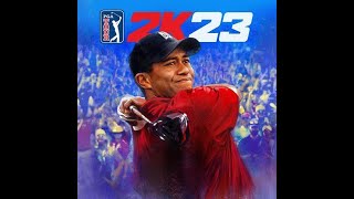 Pga tour 2k23 playing against people online with friend we are pretty good at golf LOL :D