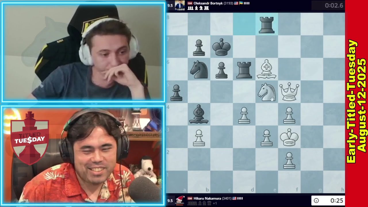 Hikaru DOMINATES Oleksandr Bortnyk in EPIC Chess Battle