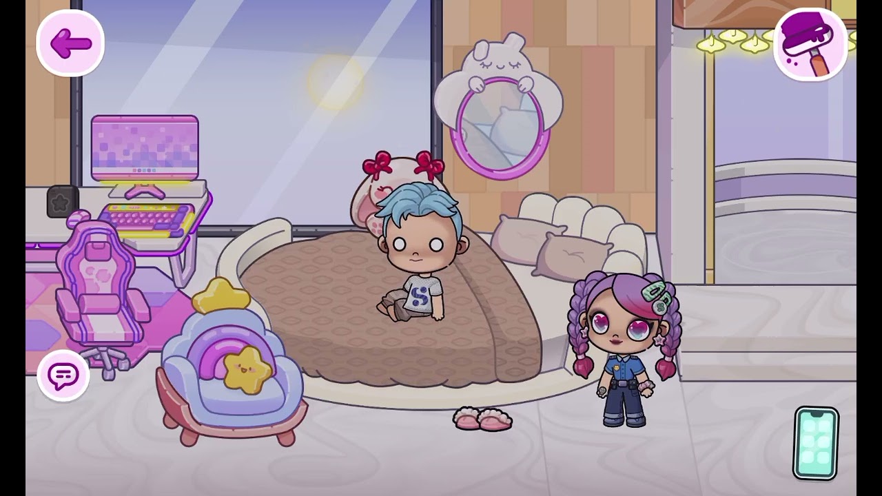 Ma routine matinale sur Avatar world 