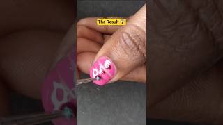 Easy and Elegant 😍 Nail Art Design For Beginners At Home 🏡 #shorts