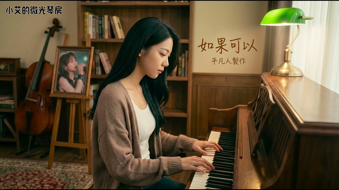 月老電影主題曲《如果可以》，如果不小心走散了，我會用一萬年把妳找回來｜Piano Cover🎹小艾的微光琴房