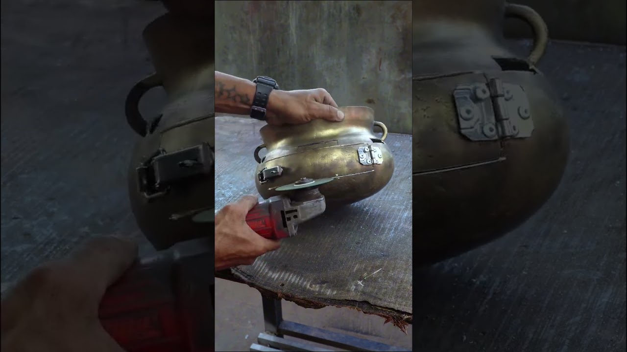 100 Years Old Copper Pot Transformation. 