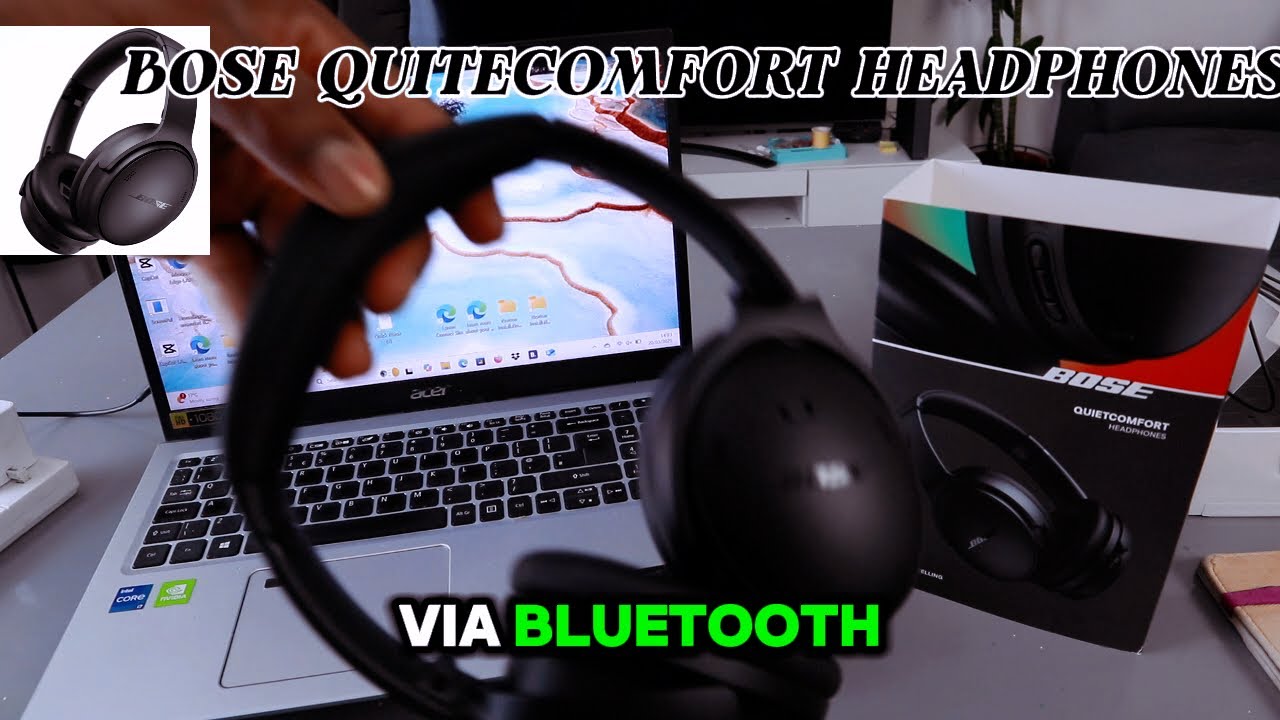 How To Connect Bose QuietComfort Headphones To Laptop and Phone - YouTube