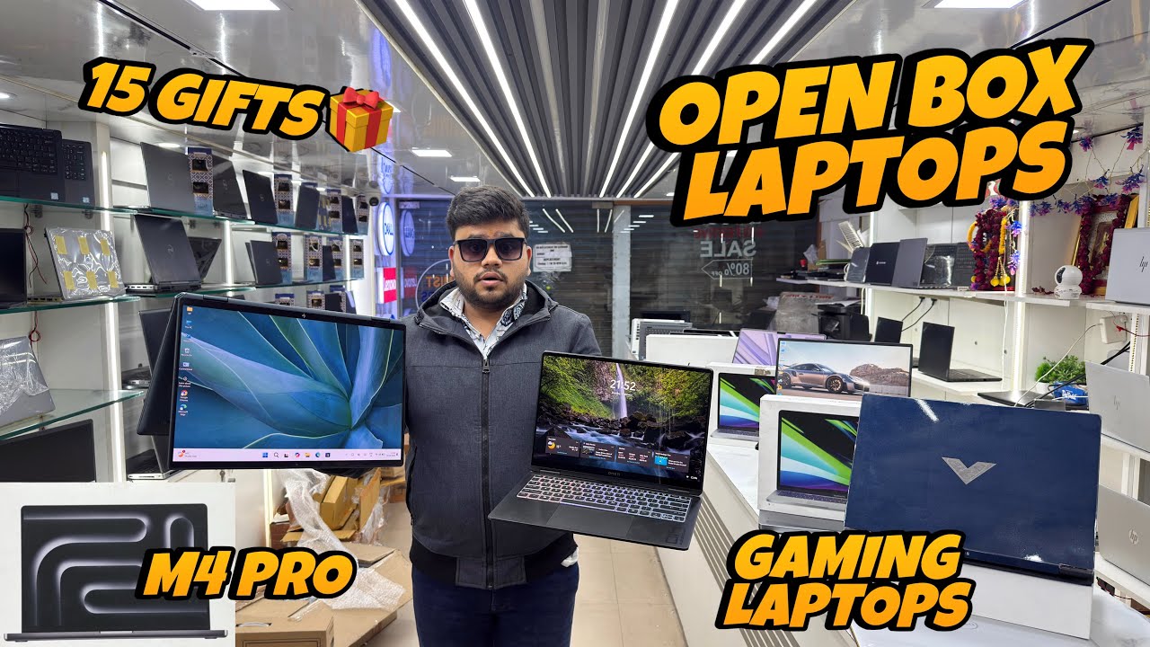 Open Box Laptop & MacBook Starting ₹14000 | Second hand laptop MacBook Market in Nehru Place Delhi