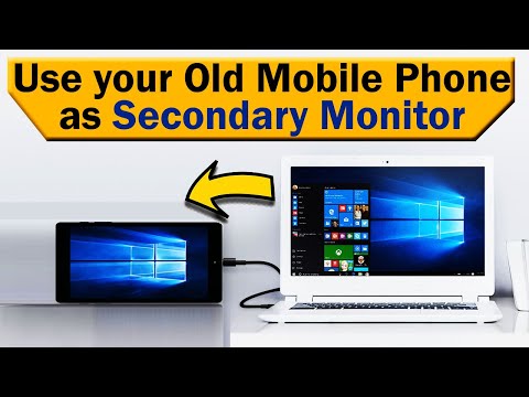 Use your Old Mobile Phone as Secondary Monitor - YouTube