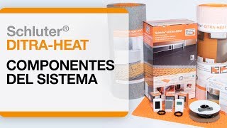 Schluter®-DITRA-HEAT Instalación: Componentes del sistema