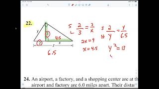 Geometry 8-2 Pythagorean theorem