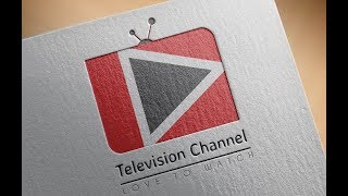 Professional Logo Design Tutorial ( How to create TV channel Logo )