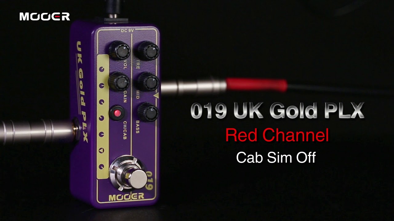MOOER MICRO PREAMP 019 - UK Gold PLX Official