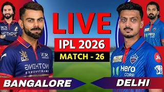 🔴 LIVE: RCB vs DC, IPL 2026, Live Cricket Match Scores, Commentary, Bangalore vs Delhi screenshot 4