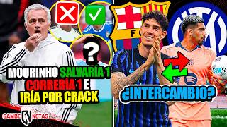 Mourinho salvaría a uno, correría a otro e iría por mega crack| ¿Intercambio de Araújo por Bastoni?