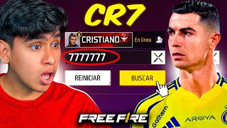 La cuenta de CRISTIANO volvió a Free Fire!!😱